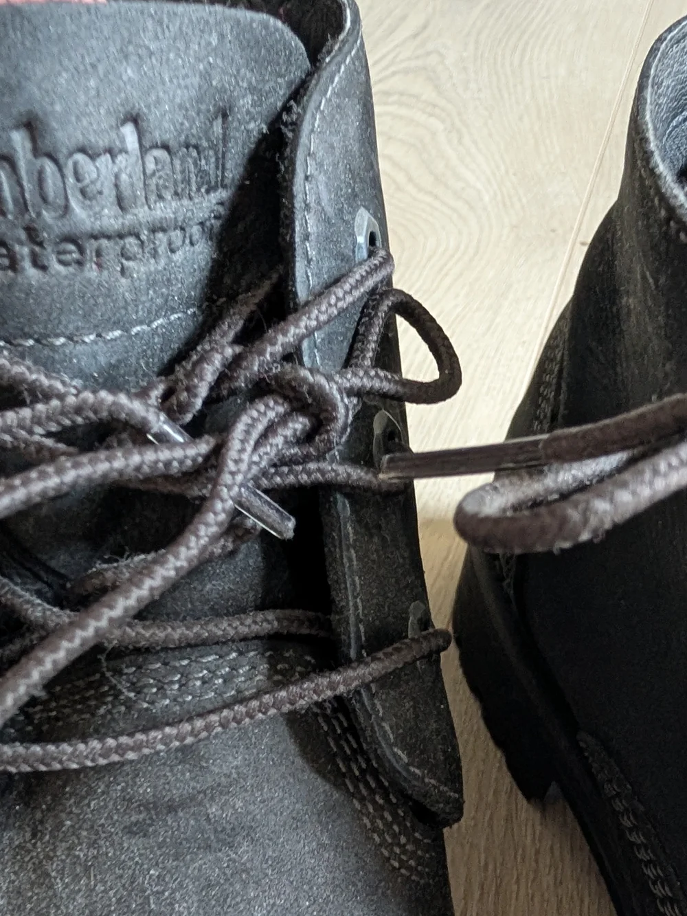 Timberland Men's Black Lace-Up Suede Boots